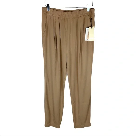 NATION LTD KHAKI DRESSY JOGGERS - Picture 3 of 8